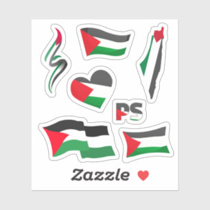 Palestine flag Sticker Pack 