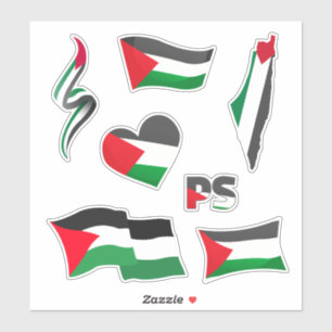 Palestine flag Sticker Pack