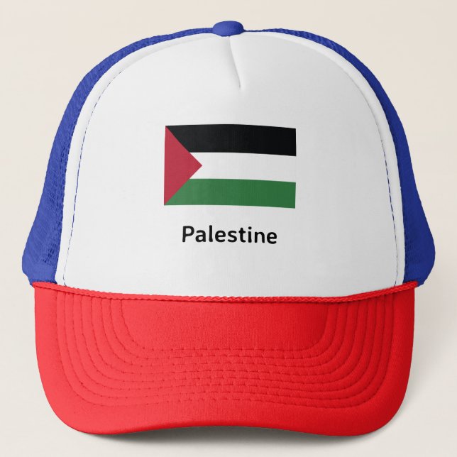 Palestine Flag Trucker Hat (Front)