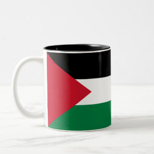 Palestine Flag Two-Tone Coffee Mug