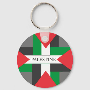 Palestine Footballer sport Soccer Ball Key Ring