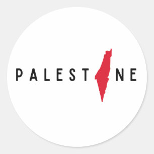 Palestine Free Palestine Free Gaza Classic Round Sticker