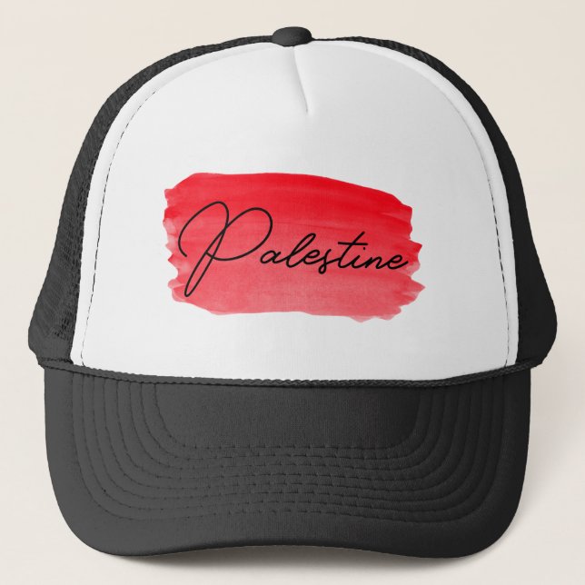 Palestine Gaza Free Trucker Hat (Front)
