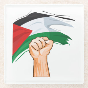 Palestine Glass Coaster