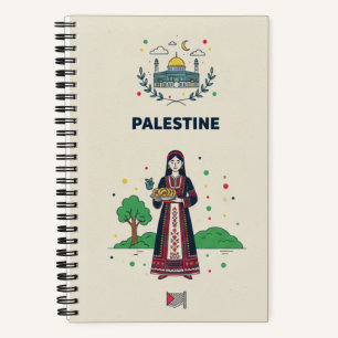 Palestine Heritage & Tatreez Thobe Photo Archive  Notebook