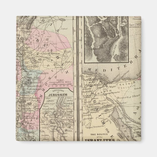 Palestine, Israelites Magnet (Front)