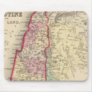 Palestine, Jerusalem Map by Mitchell Mouse Mat