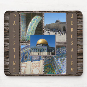 Palestine Jerusalem Mosques Dome of The Rock Mouse Mat