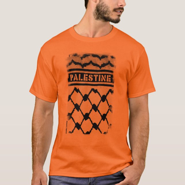 Palestine Keffiyah T-Shirt (Front)