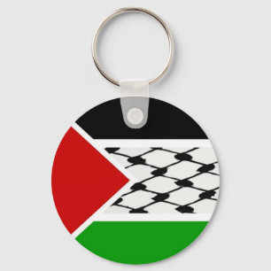 Palestine Keffiyeh Flag Key Ring