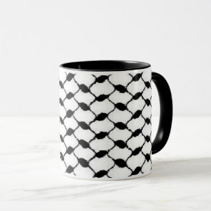 Palestine keffiyeh mug