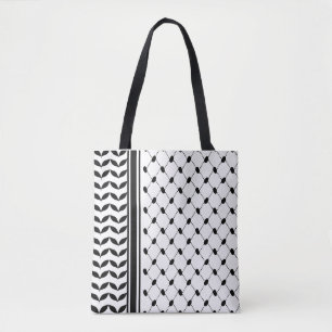 Palestine Keffiyeh Pattern Scarf Tote Bag
