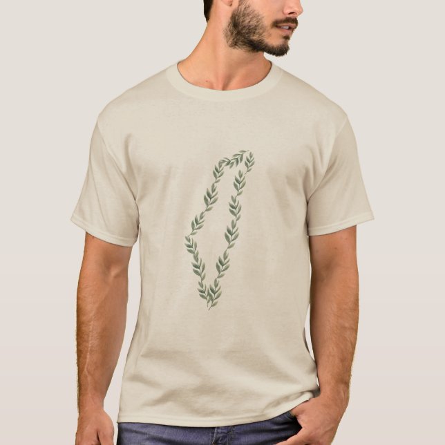 palestine map T-Shirt (Front)