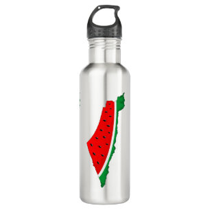 Palestine Map Watermelon Symbol of freedom 710 Ml Water Bottle