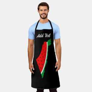 Palestine Map Watermelon Symbol of freedom Apron