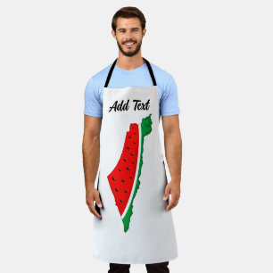 Palestine Map Watermelon Symbol of freedom Apron