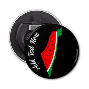 Palestine Map Watermelon Symbol of freedom Bottle Opener