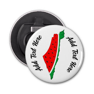 Palestine Map Watermelon Symbol of freedom Bottle Opener