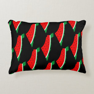 Palestine Map Watermelon Symbol of freedom Decorative Cushion