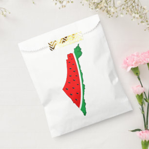 Palestine Map Watermelon Symbol of freedom Favour Bags