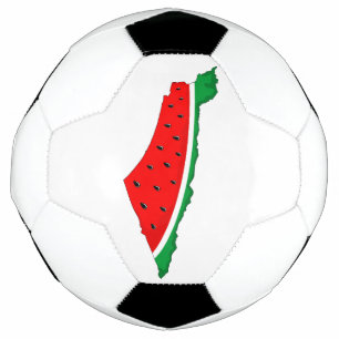 Palestine Map Watermelon Symbol of freedom Football