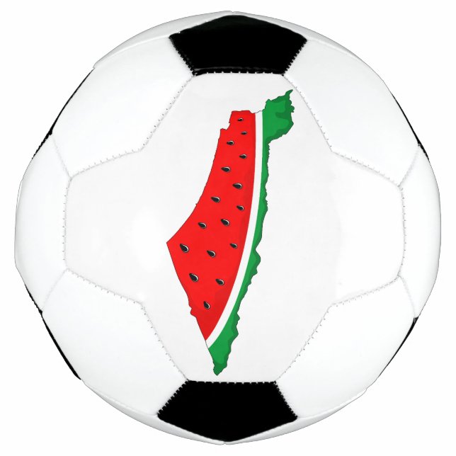 Palestine Map Watermelon Symbol of freedom Football (Front)