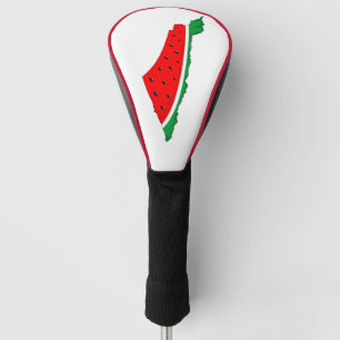 Palestine Map Watermelon Symbol of freedom Golf Head Cover