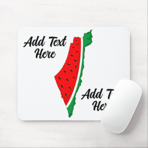 Palestine Map Watermelon Symbol of freedom Mouse Mat