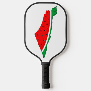 Palestine Map Watermelon Symbol of freedom Pickleball Paddle