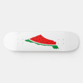 Palestine Map Watermelon Symbol of freedom  Skateboard (Horz)