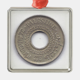 Palestine National Pride Coin Collection Metal Tree Decoration