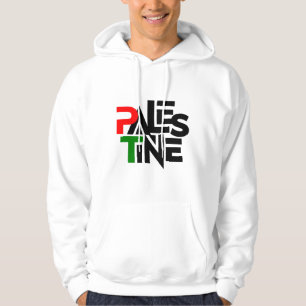 Palestine or Palestinian Modern typography Design Hoodie