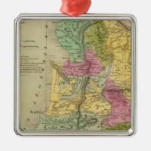 Palestine, or the Holy Land Metal Tree Decoration