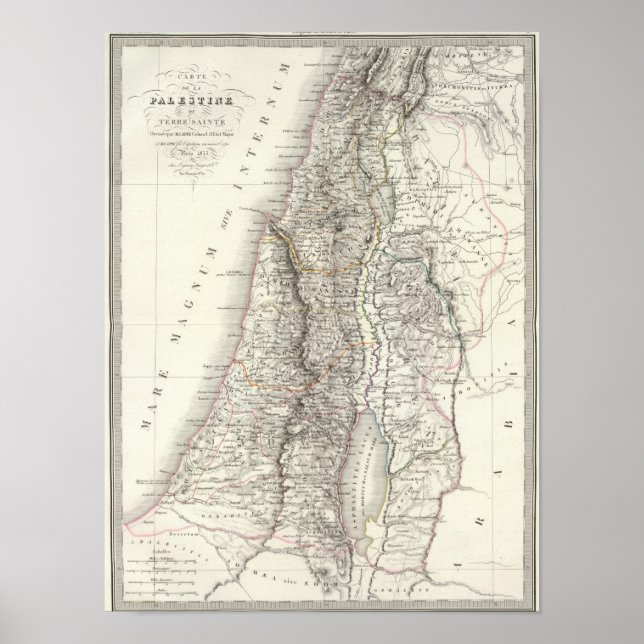 Palestine ou Terre Sainte - The Holy Land Poster (Front)