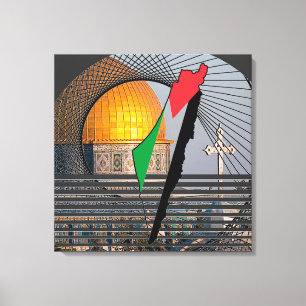 “Palestine Our Native Land” 24” x 24” Canvas Print