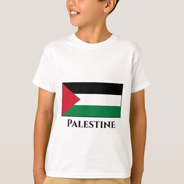 Palestine (Palestinian) Flag T-Shirt (Front)