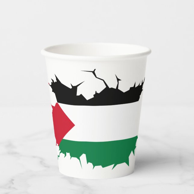 Palestine  paper cups (Front)