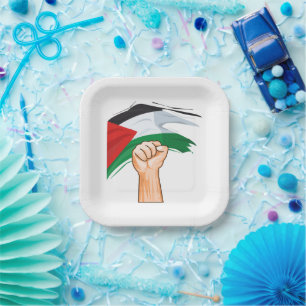 Palestine Paper Plate