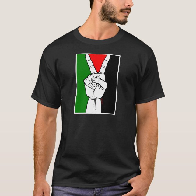 Palestine Peace Flag T-Shirt (Front)