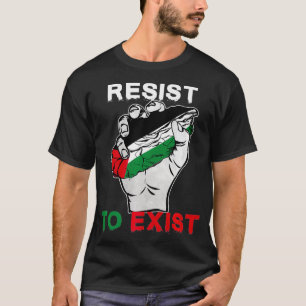 Palestine Resist To Eist Premium  T-Shirt