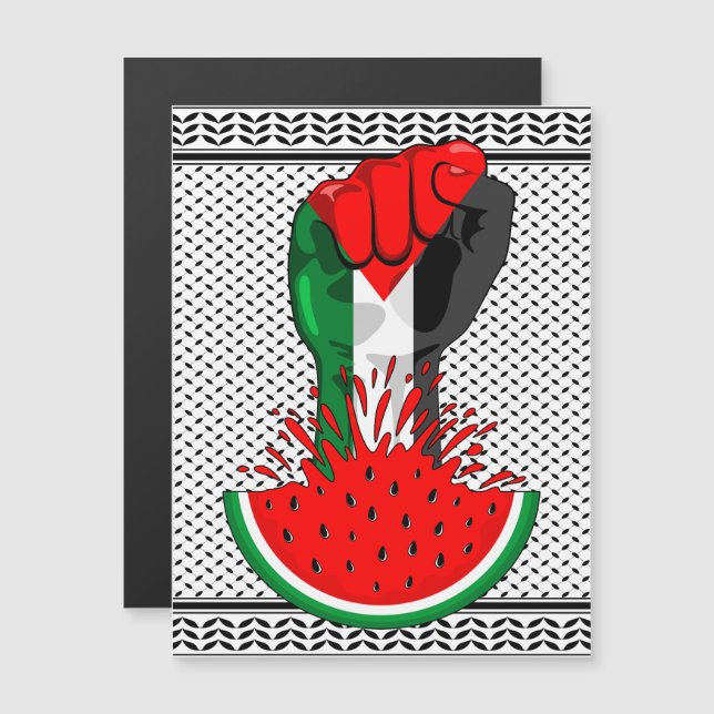 Palestine resistance fist on Watermelon (Front/Back)