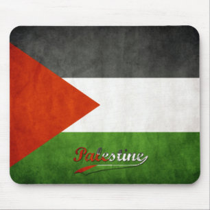 Palestine Retro Flag Mouse Mat