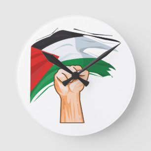 Palestine Round Clock