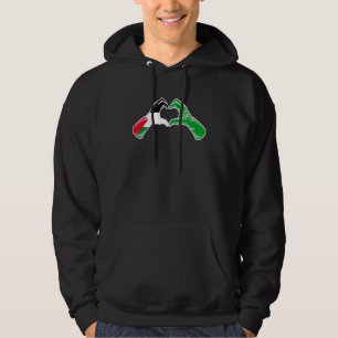 Palestine Saudi Arabia Flag Palestinian Saudi Arab Hoodie