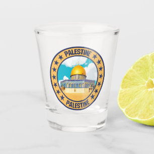 Palestine                                          shot glass