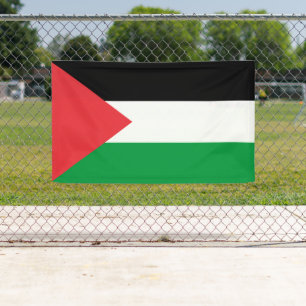 Palestine state flag banner