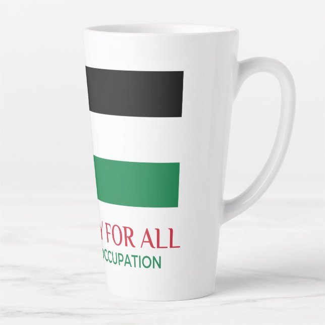 Palestine Support Latte Mug (Right)