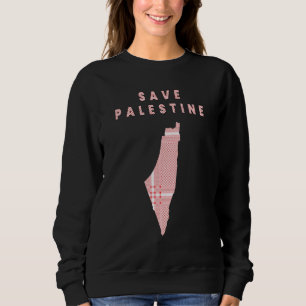 Palestine Sweatshirt- Palestinian Scarf Sweatshirt