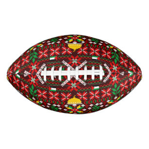 Palestine Tatreez Traditional Embrodery American Football