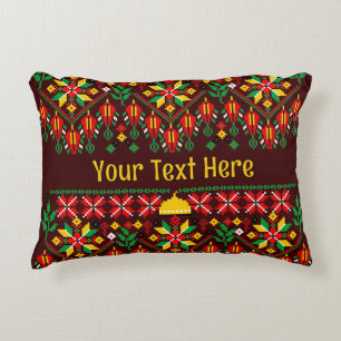Palestine Tatreez Traditional Embrodery Decorative Cushion